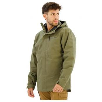 Giacca con cappuccio Columbia Element Blocker III Interchange marrone verdastro - L