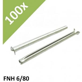 Fischer FNH 6/80 Cheville à douille 80 mm 6 mm 100 unités
