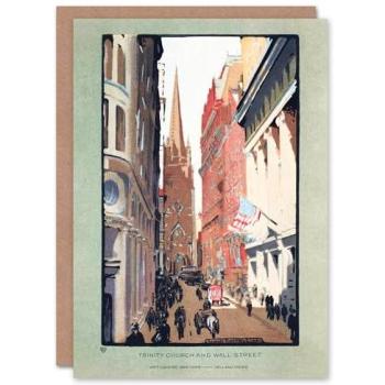 Rachael R Elmer’s Artery8 Card – Trinity Church, Wall Street Edition