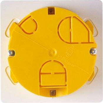 Boîte à encastrer ronde pour mur creux 85 100 x 100