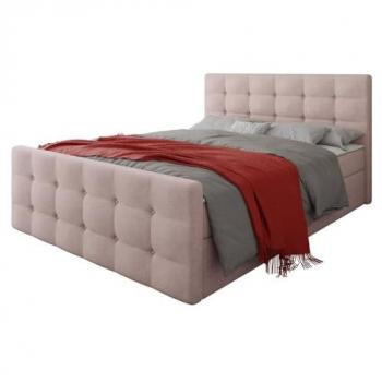 MIRJAN24 Boxspringbett Milano 1 (Kopfteil, Matratze und Topper), Polsterbett mit 2 Bettkästen, Bettgestell