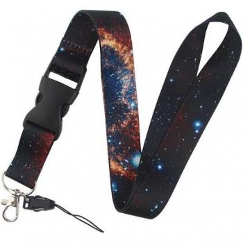 Sternenhimmel Lanyard mit buntem Druck