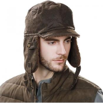 B-8825 Men's Earflap Ushanka Hat