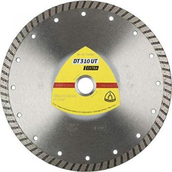 Klingspor DT 310 UT Disques à tronçons diamantés 230 × 2,5 × 22,23 mm 2,5 × 10 mm – Jante turbo fermée