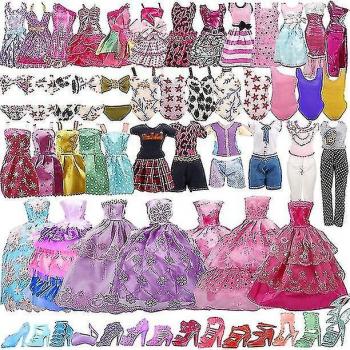 Kit de vêtements Barbie 35 pièces : mode et accessoires pour poupées