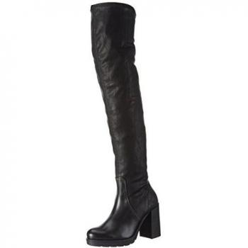 Tosca Blu Ula - botas sin forro por encima de la rodilla y botines Mujer, Negro