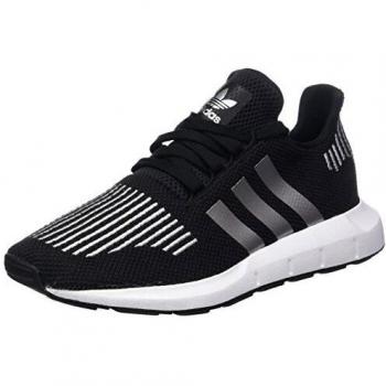 Adidas Unisex Kids' Swift Run J Fitness Shoes, Black