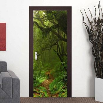 3D Tür Aufkleber Grüner Wald DIY