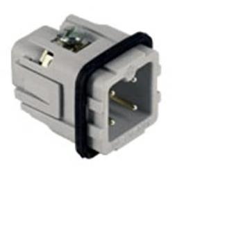 ILME CKM 03 Stifteinsatz – 10 A/250 V, Schraubanschluss, Silber