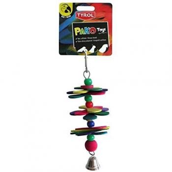 Tyrol Mikado Pako - Juguete para Loros y Pelucas de 25 cm
