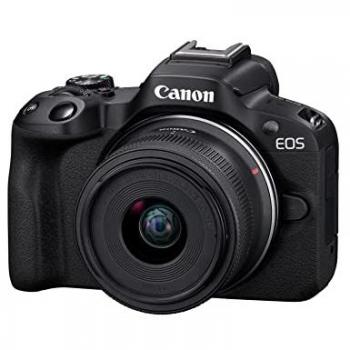 Cámara Canon EOS R50 + Lente RF‑S18‑45mm STM, Sensor APS‑C 24.2 MP
