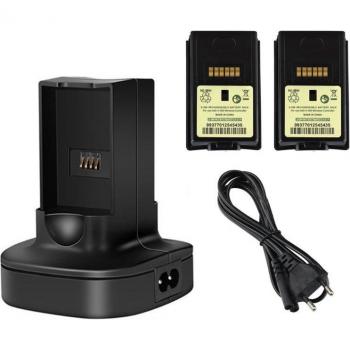 Xbox 360 Controller Dual Charging Dock with US/EU Plug