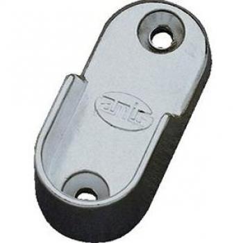 Soporte para tubo de armario 7-30 30X15 Plata 15182