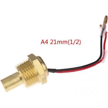 Digitaler Wasser-Temperatursensor 50K mit Kopfstecker 10/14/16/21MM für Auto und Lkw, 12V/24V