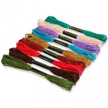 Cross Stitch Floss Thread Kit - 124 Colors