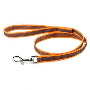 Julius‑K9 OrangeGrå SuperGrip Koppel – 1 m