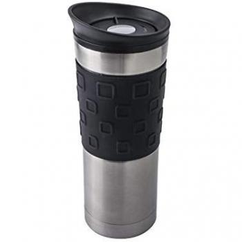 BasicNature Thermobecher Edelstahl 'Grip' 0,45 L