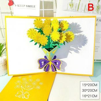 Ramo Clavel Pop‑Up 3D