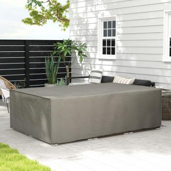 Outsunny - Garden Furniture Cover Outdoor Waterproof Rattan Set Rain Protection Grey