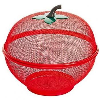Cesto Frutta Apple Brunch Time de Excelsa, acero rojo