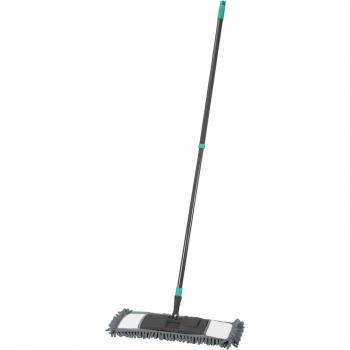 Grey Super-Absorbent Chenille Extendable Flat Floor Mop - Teal