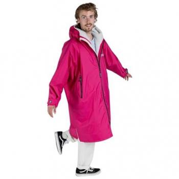Advance Long Sleeve Changing & Drying Robe, Pink/Light Grey – Size Small
