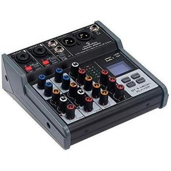 MIOMIX 204FX Mixer a 6 Canali con Multi-Effetto Digitale SOUNDSATION