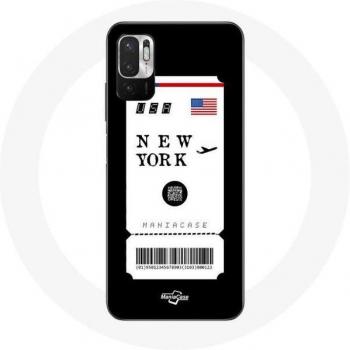 Estuche “Billete a Nueva York” para Xiaomi Poco M3 Pro