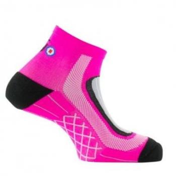 Chaussettes de running Thyo Run lighty rse/grs soquet Rose fluorescent Taille : 41