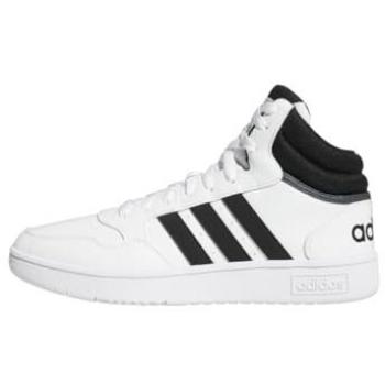 Zapatilla adidas hoops 3.0 mid classic vintage m white