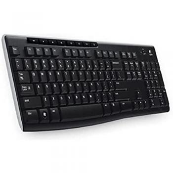 Logitech K270 Keyboard RF Wireless 2.4GHz QWERTY English UK Layout - Black