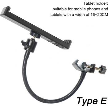 Adjustable Clip Microphone Holder for Smartphones and Tablets