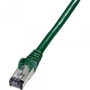 Goobay RJ45 Netzwerk Anschlusskabel CAT 6 S/FTP 1 m Grün