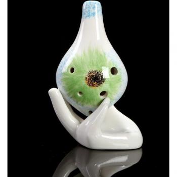 Alt C Ocarina Flöte mit Dekoration