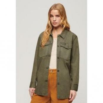 Camicia Superdry Military Overshirt Verde Oliva XS