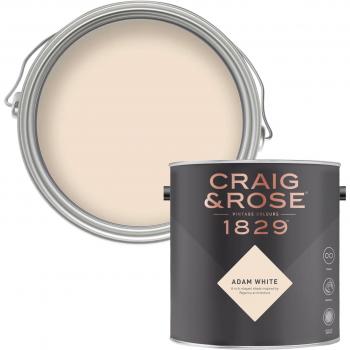 Craig & Rose 1829 Chalky Matt Emulsion – Adam White, 2.5 L