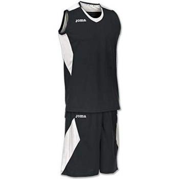 Joma SET SPACE NEGRO-BLANCO S/M - Conjunto deportivo, Unisex, Negro