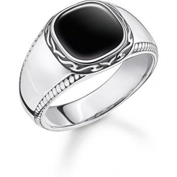 Anillo de plata esterlina con ónix - Thomas Sabo