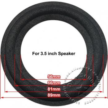 4 Options: 2, 2.5, 3, 3.5 Foam Surrounds for Subwoofer Speakers