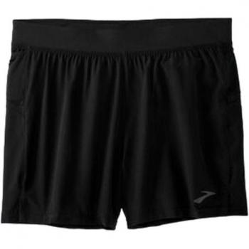 Short Brooks Running 5 in Sherpa Nero