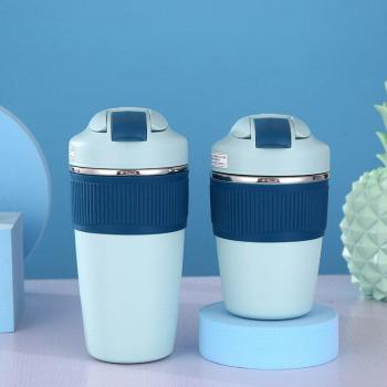 Taza Térmica Portátil “Pajita Café”