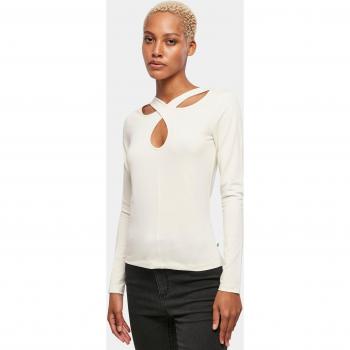 T‑shirt Donna Maniche Lunghe Urban Classics Crossed Cut Out GT
