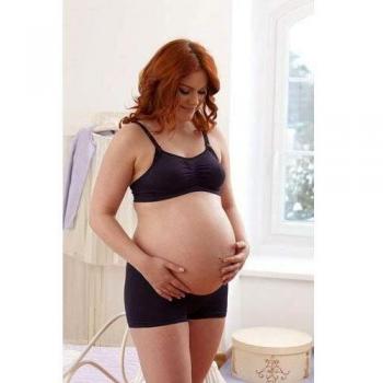 Medela Brassiere de embarazo y lactancia, color negro, talla S