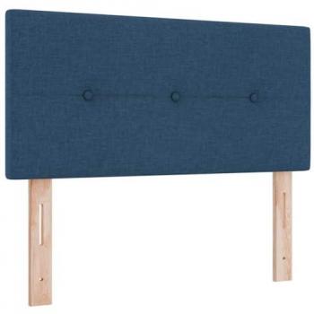 Tête de Lit LED avec Éclairage Bleu 90 cm Tissu