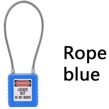 76mm Non-Conductive Plastic Shackle Safety Padlock
