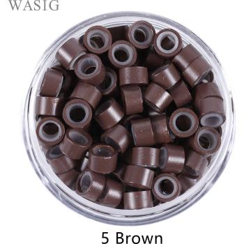 Micro Ring Link Crimp Beads for Hair Extensions