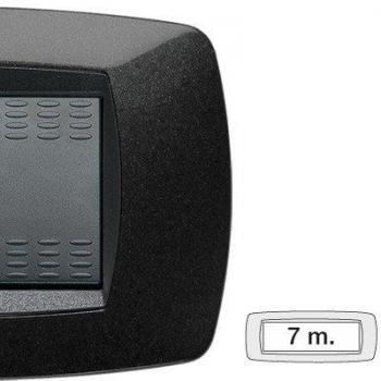 Master Modo Placca 7 Moduli Nero 39TC207