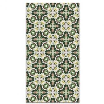 Tapis Tuile Vert Vintage