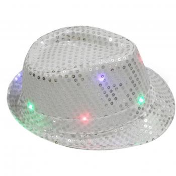 Chapeau Brillant de Performance avec LED
