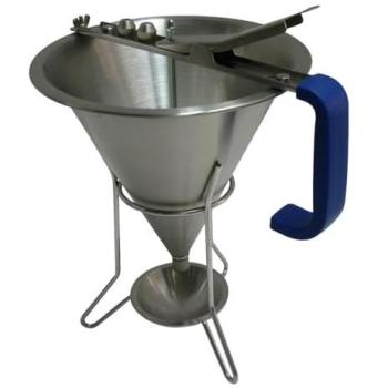 Entonnoir Inox avec Support et Collecteur